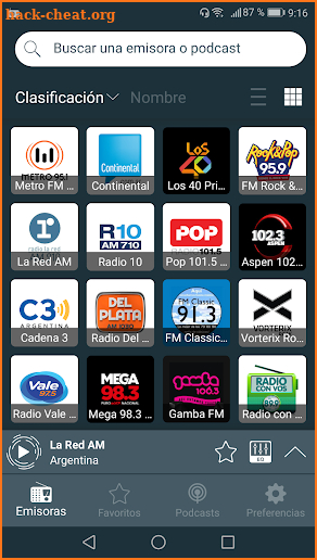 Radio Argentina: Radio FM, Radio AM, Radio Online screenshot