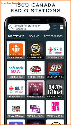 Radio Canada: Radio Player App screenshot