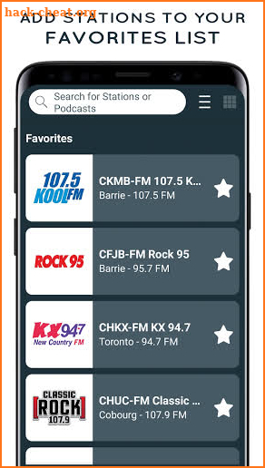 Radio Canada: Radio Player App screenshot