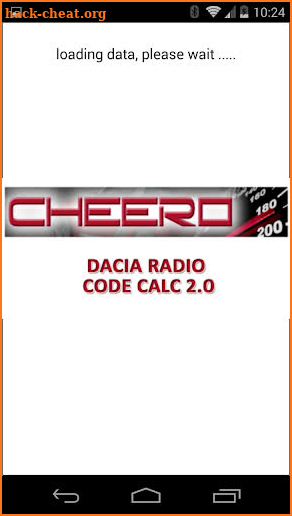 RADIO CODE CALC FOR DACIA - NO LIMIT screenshot