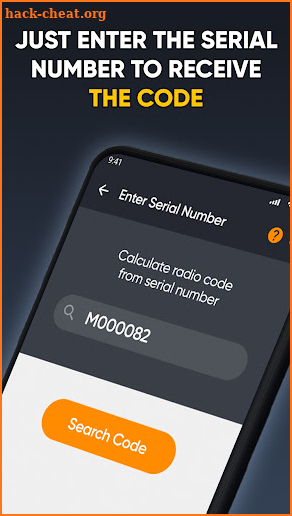 Radio Code Generator & Unlock screenshot