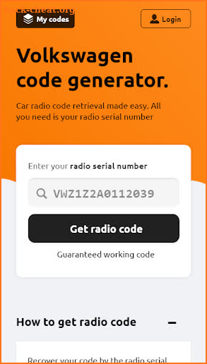 Radio Code Generator - Renault screenshot