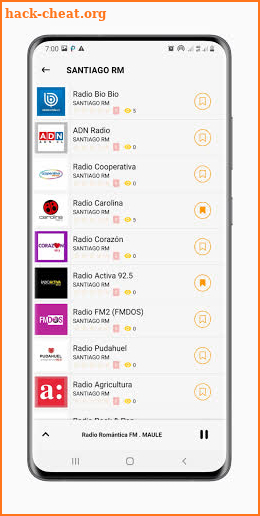 Radio de Chile: Radio FM, Radio en vivo chile screenshot