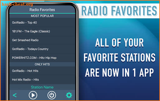 Radio Favorites screenshot