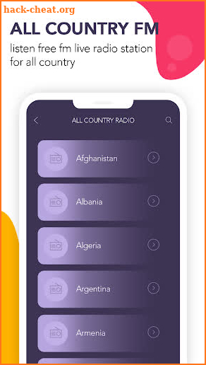 Radio FM : Free FM Radio station screenshot