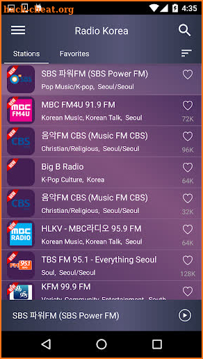 Radio Korea - Radio FM screenshot