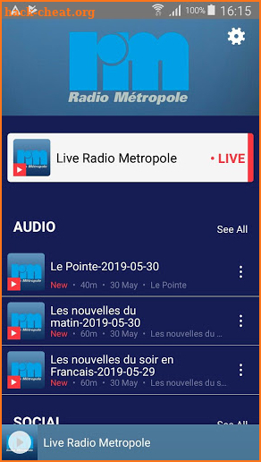 Radio Métropole screenshot