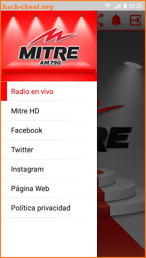 Radio MITRE AM 790 Sin interrupciones ni chat screenshot