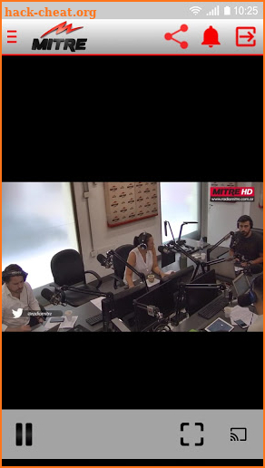 Radio MITRE AM 790 Sin interrupciones ni chat screenshot