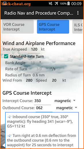 Radio Nav & Procedure Computer screenshot