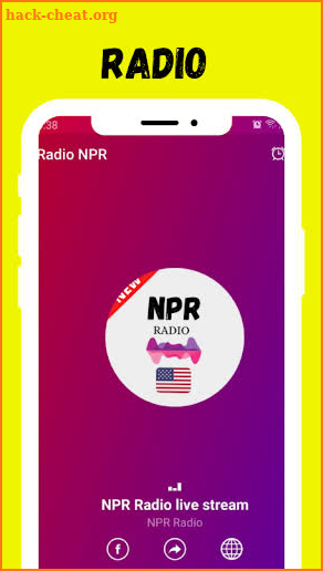 Radio NPR Live stream App screenshot