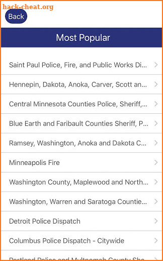 Radio Scanner - Police, Fire, EMS screenshot