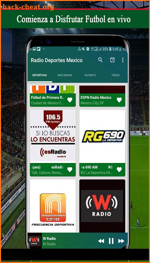 Radio Sports Mexico screenshot