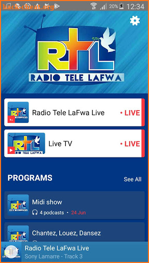 Radio Tele LaFwa screenshot