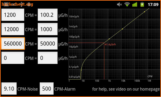 Radioactivity Counter screenshot