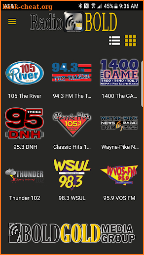 RadioBOLD screenshot