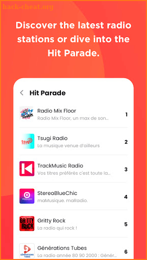 RadioKing screenshot