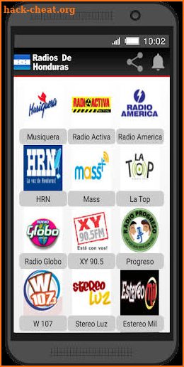 Radios de Honduras screenshot