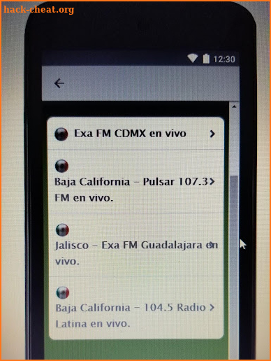 Radios de Mexico screenshot