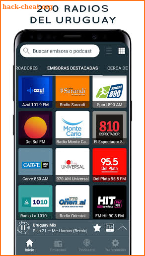 Radios de Uruguay FM y Online screenshot