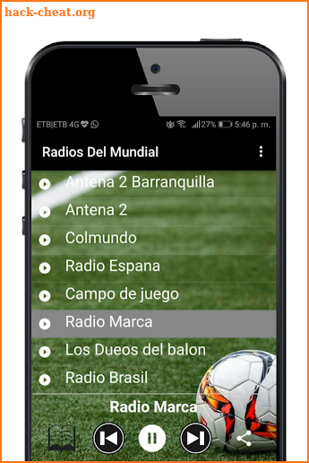 Radios del Mundial Rusia 2018 screenshot