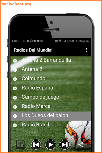 Radios del Mundial Rusia 2018 screenshot