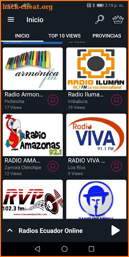 Radios Ecuador Online - Emisoras de Ecuador Gratis screenshot