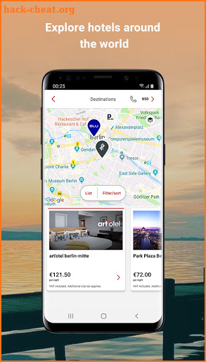 Radisson Hotels – hotel booking app screenshot