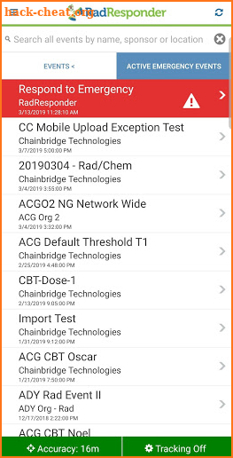 RadResponder screenshot