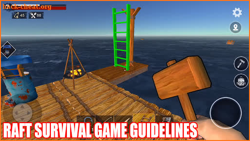 Raft Survival Game Guidelines screenshot