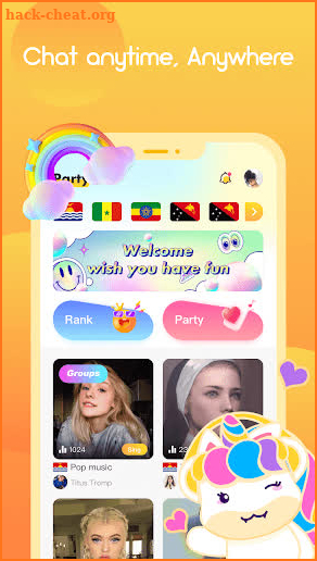 Raha - Funny Voice Chatrooms screenshot