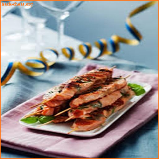 Rahasia Membuat Prosciutto wrapped salmon skewers screenshot