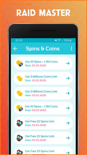 Raid Master : Free Spin and Coin with Guide For CM screenshot
