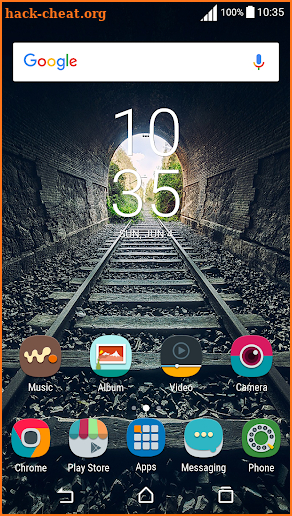 Railroad Xperia Theme screenshot