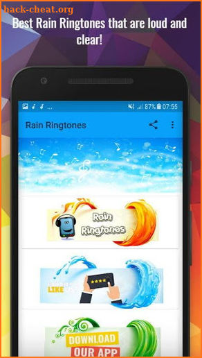 Rain Ringtones screenshot