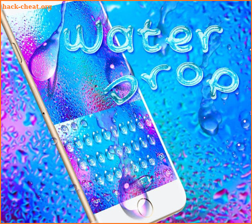 Rain Water Keyboard theme screenshot