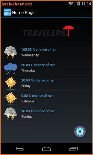 RainAlertz screenshot