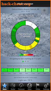 RainAware Weather Timer screenshot