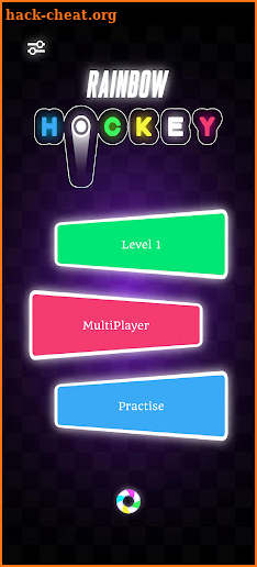 Rainbow Air Hockey screenshot