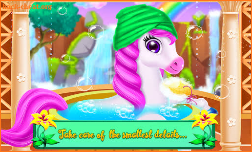 Rainbow Baby Unicorn - My Favorite Pet screenshot