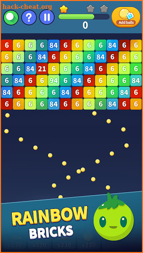 Rainbow Bricks Breaker screenshot