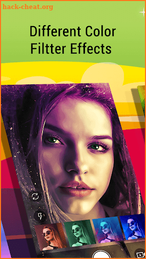 Rainbow Camera Effect Video Maker screenshot