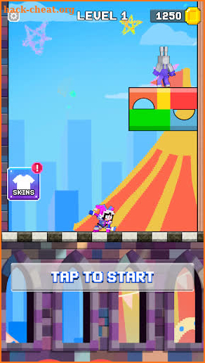 Rainbow Clown: Swing Monster screenshot