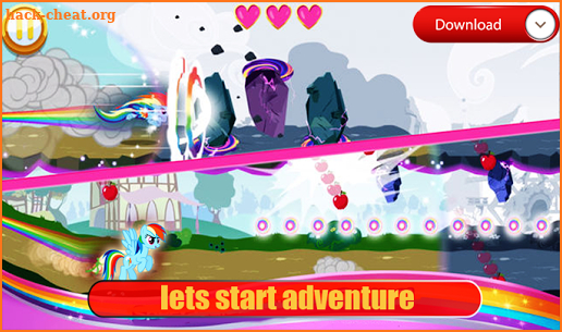 Rainbow Dash Running Out The Street screenshot