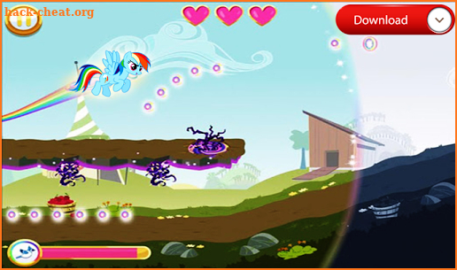 Rainbow Dash Running Out The Street screenshot