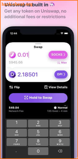 R­a­i­n­b­o­w DeFi Wallet screenshot