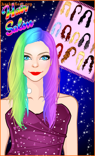 Rainbow Fashion Games - Girls Dress up screenshot