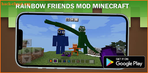 Rainbow Friends for Minecraft screenshot