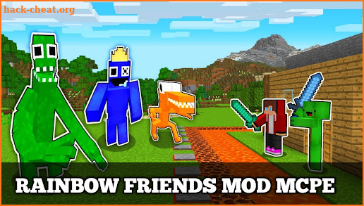 Rainbow Friends mod for MCPE screenshot