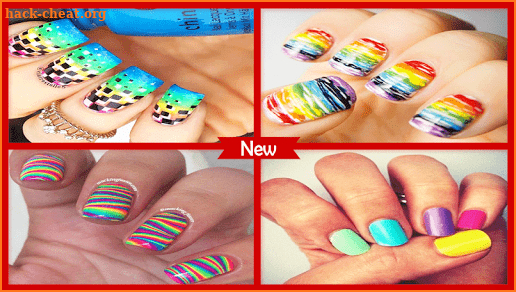 Rainbow Glitter Nail Polish Tutorial screenshot